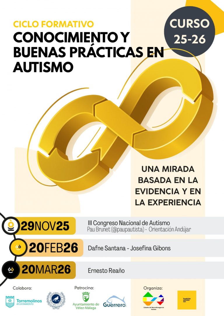 Nuevo ciclo formativo en Málaga: “Conocimiento y buenas prácticas en autismo”